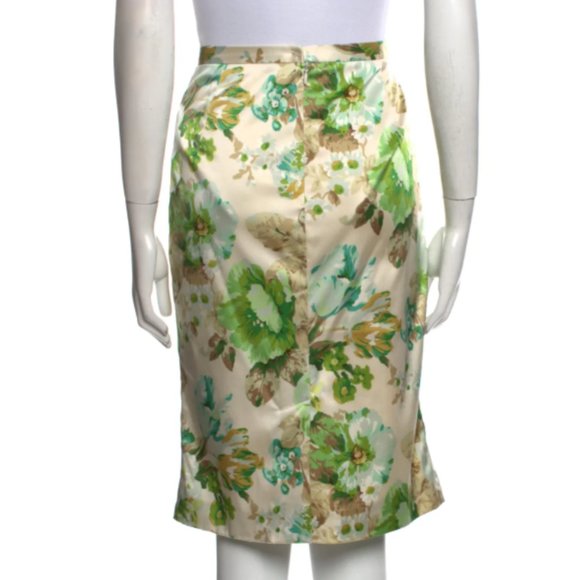 Silk Floral Dolce & Gabbana Skirt Size 38(Euro) - Picture 3 of 7